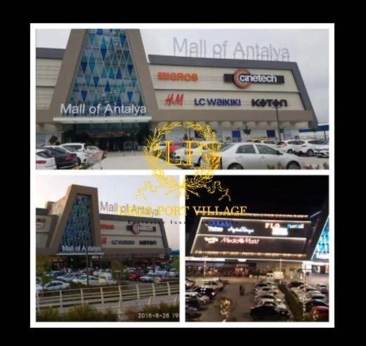 Close Airport,Mall Of Antalya Shopping Center,Tram Station 외부 사진